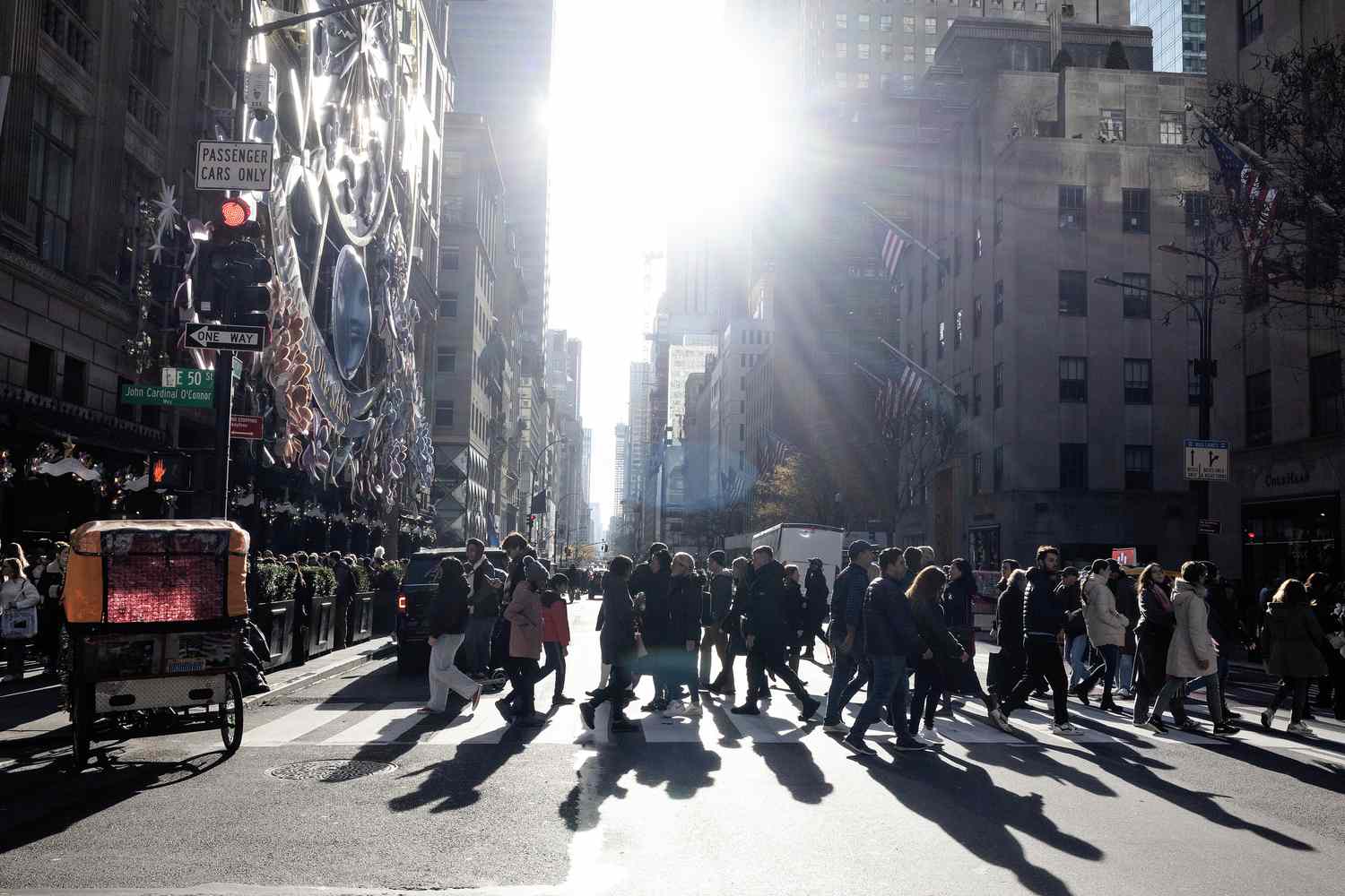 Black Friday shoppers in New York City in 2023. 
