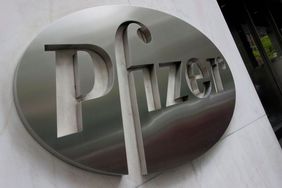 The Pfizer company logo.