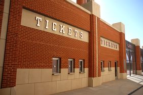 Ticket window outside