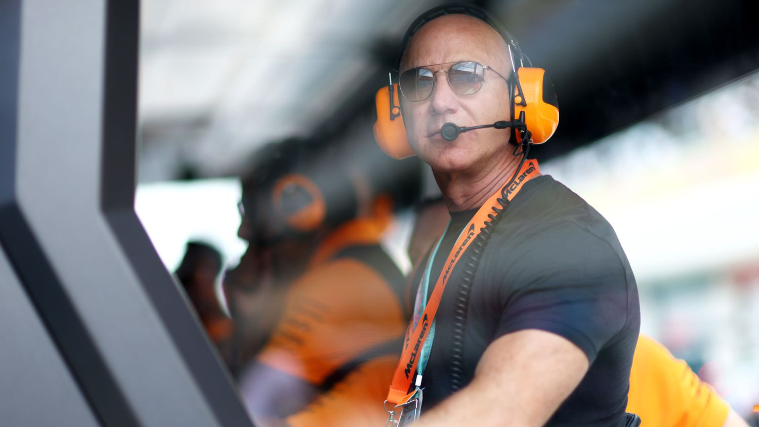 Jeff Bezos at the Formula One Grand Prix of Miami in May 2023