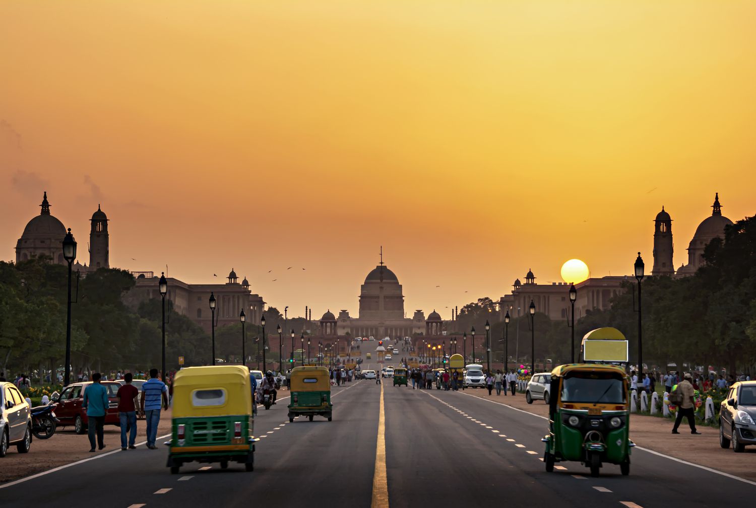 The Rashtrapati Bhavan is the official residence of the President of India located at the Western end of Rajpath in New Delhi, India.
