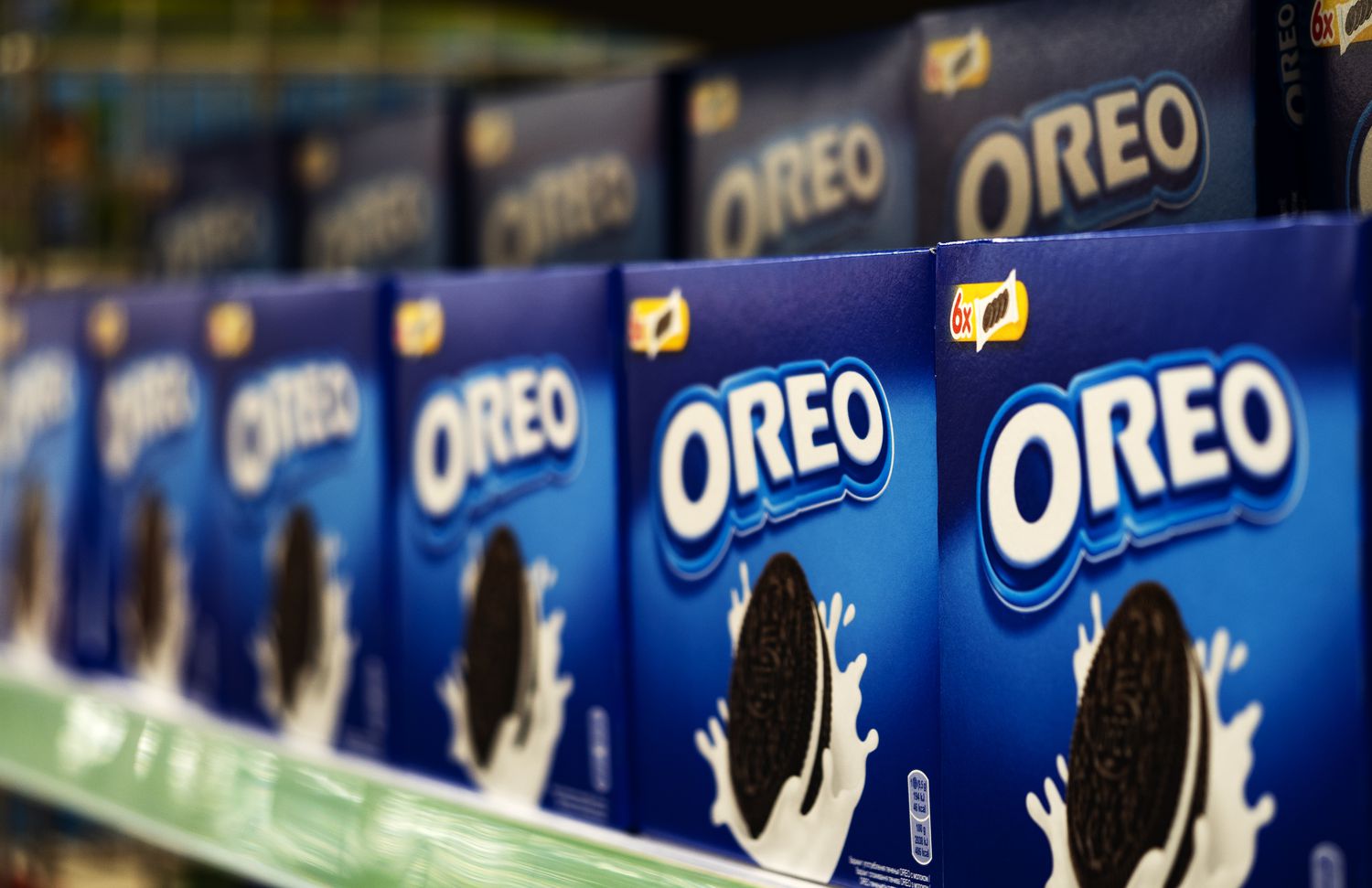 Oreo Cookies on a store shelf