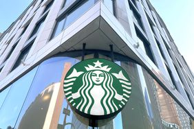 Starbucks signage on a building