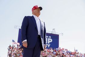 Former President Donald Trump at a rally in North Carolina earlier this month. 