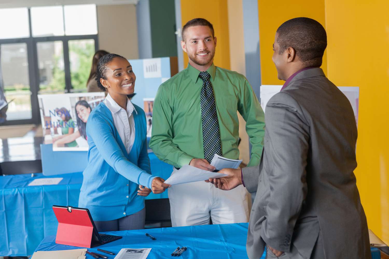 Job Fair Interaction
