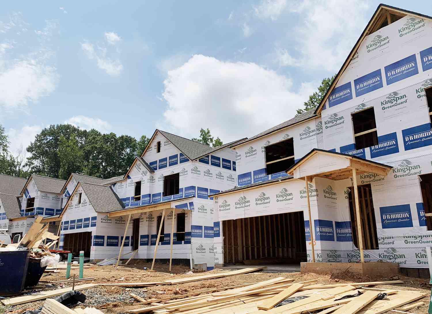 D.R. Horton new homes under construction