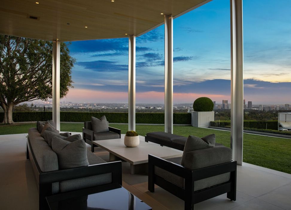 This California home has views of downtown Los Angeles. 