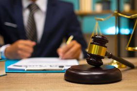 Office with gavel