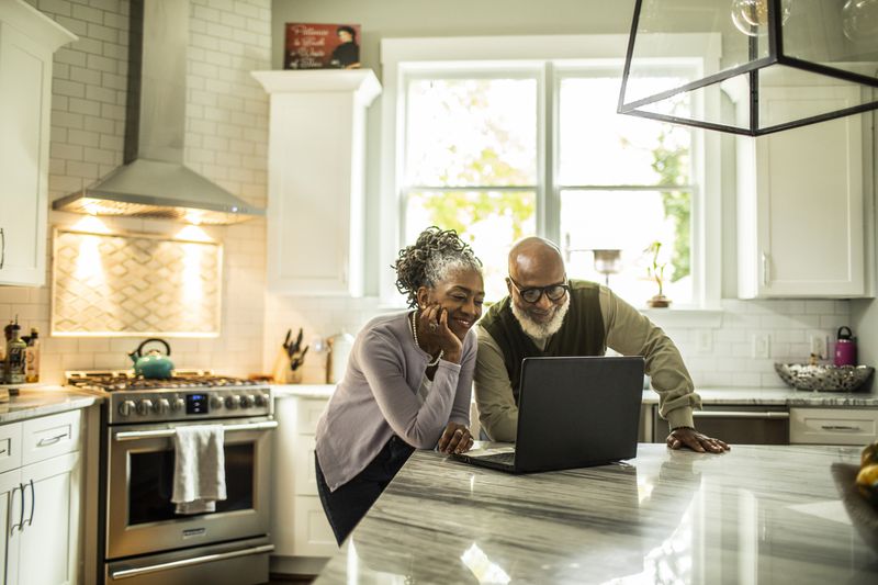 Senior Couple at Home 