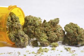 Medical marijuana and pill bottle