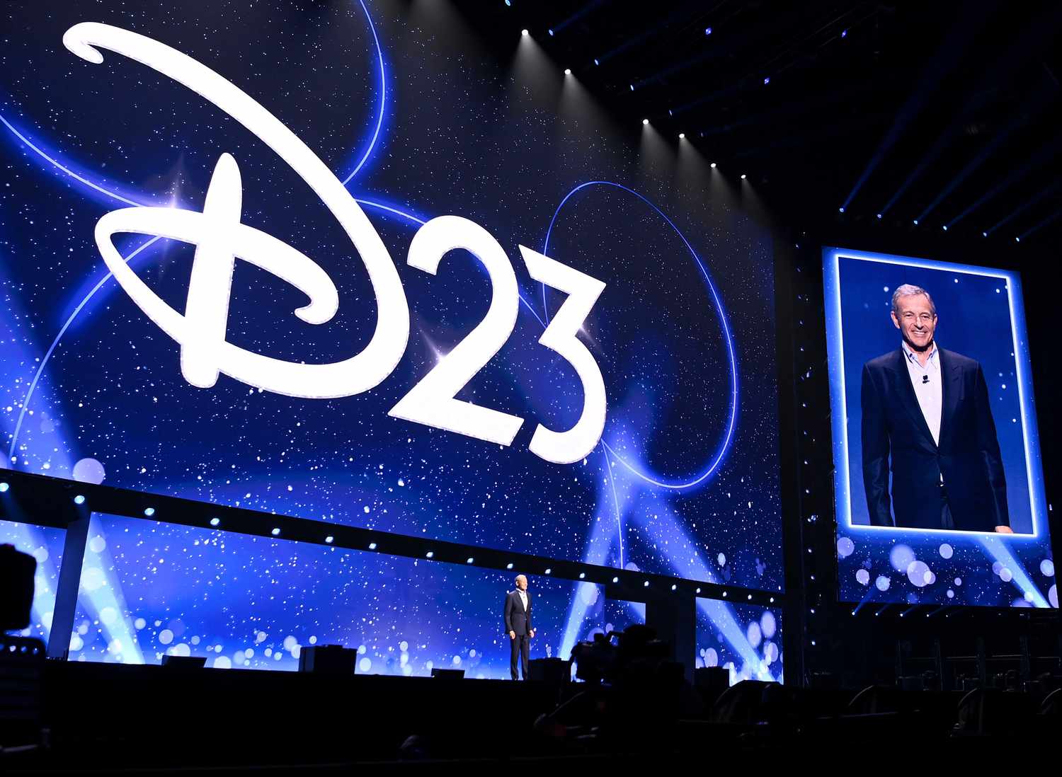 Bob Iger, CEO, The Walt Disney Company appears at the Disney Entertainment Showcase at D23: The Ultimate Disney Fan Event in Anaheim, California on August 9, 2024
