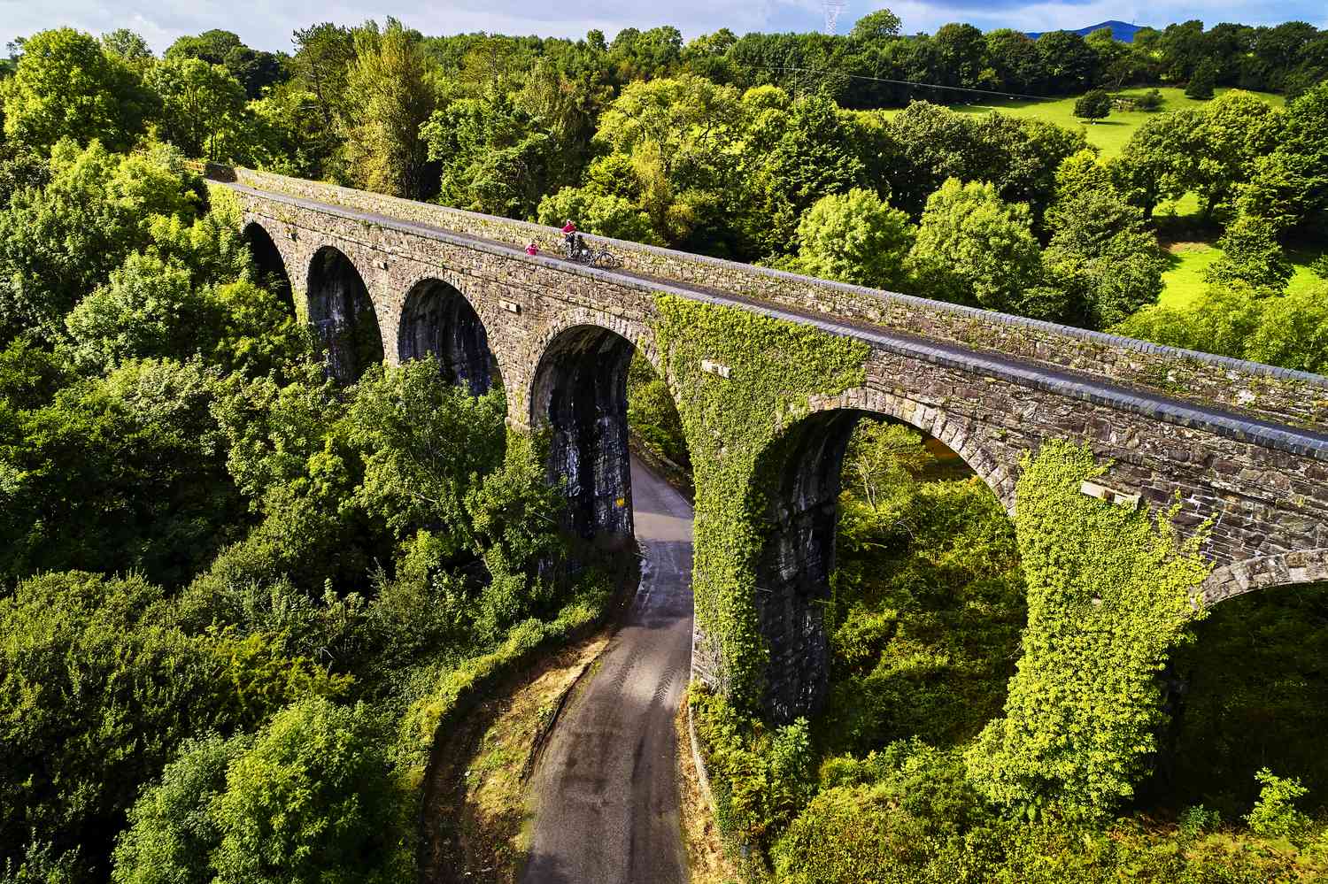 Ireland, County Waterford, Copper Coast, Waterford Greenway, Durrow Viaduct