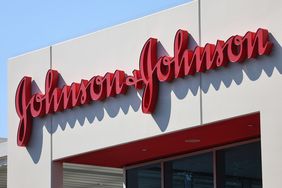 he Johnson & Johnson logo is displayed at company offices in Irvine, California
