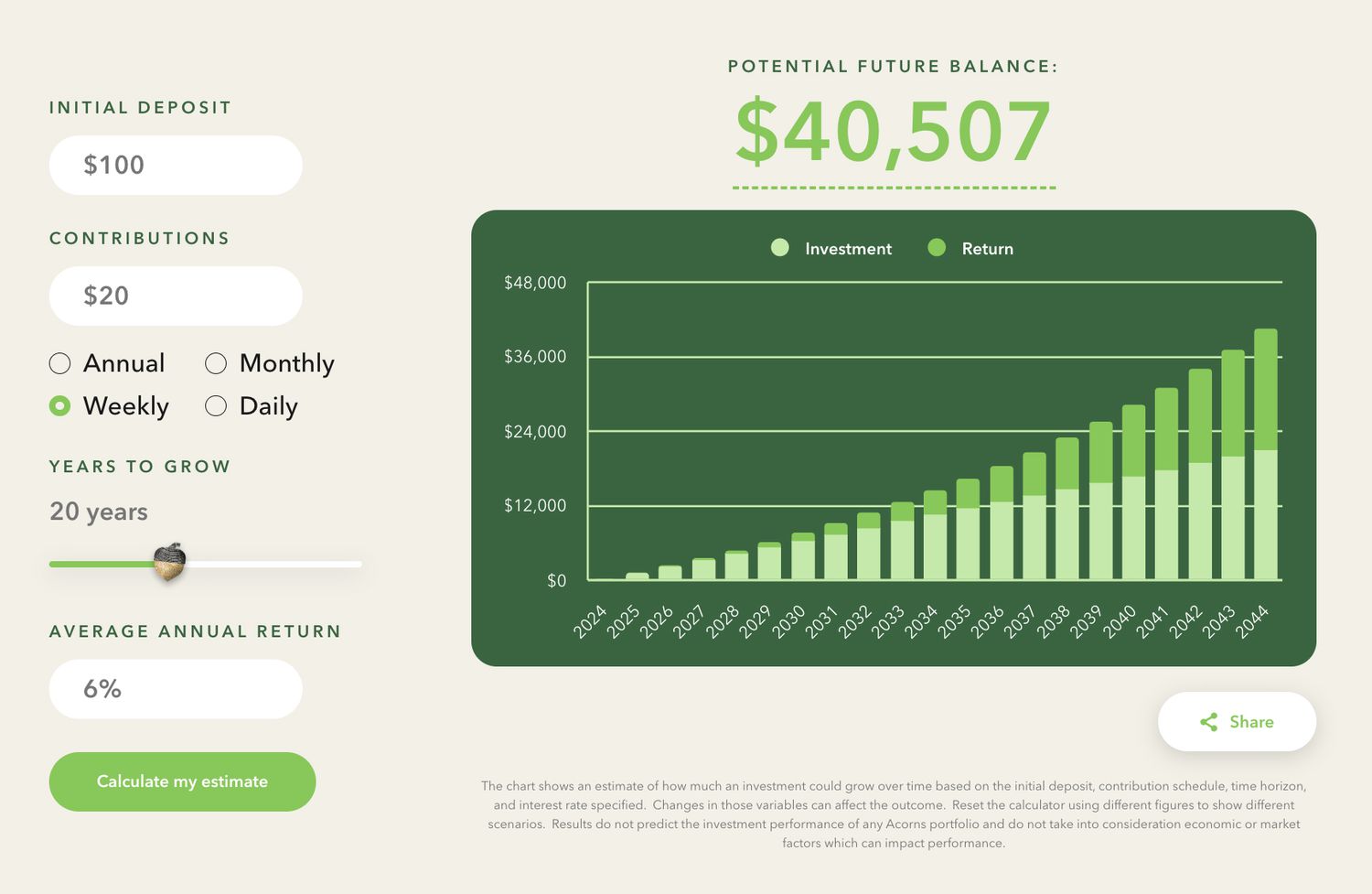 Acorns Account Set Up