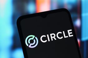 Circle Internet Group logo displayed on a smartphone screen.