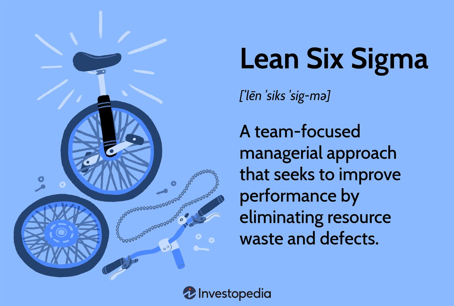 Lean Six Sigma: A team-focused managerial approach that seeks to improve performance by eliminating resource waste and defects.