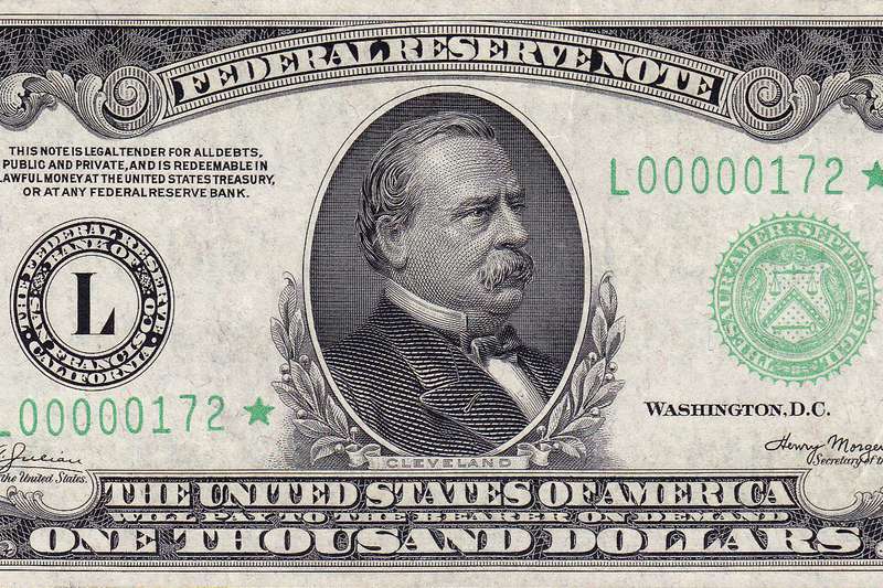 $1,000 Bill