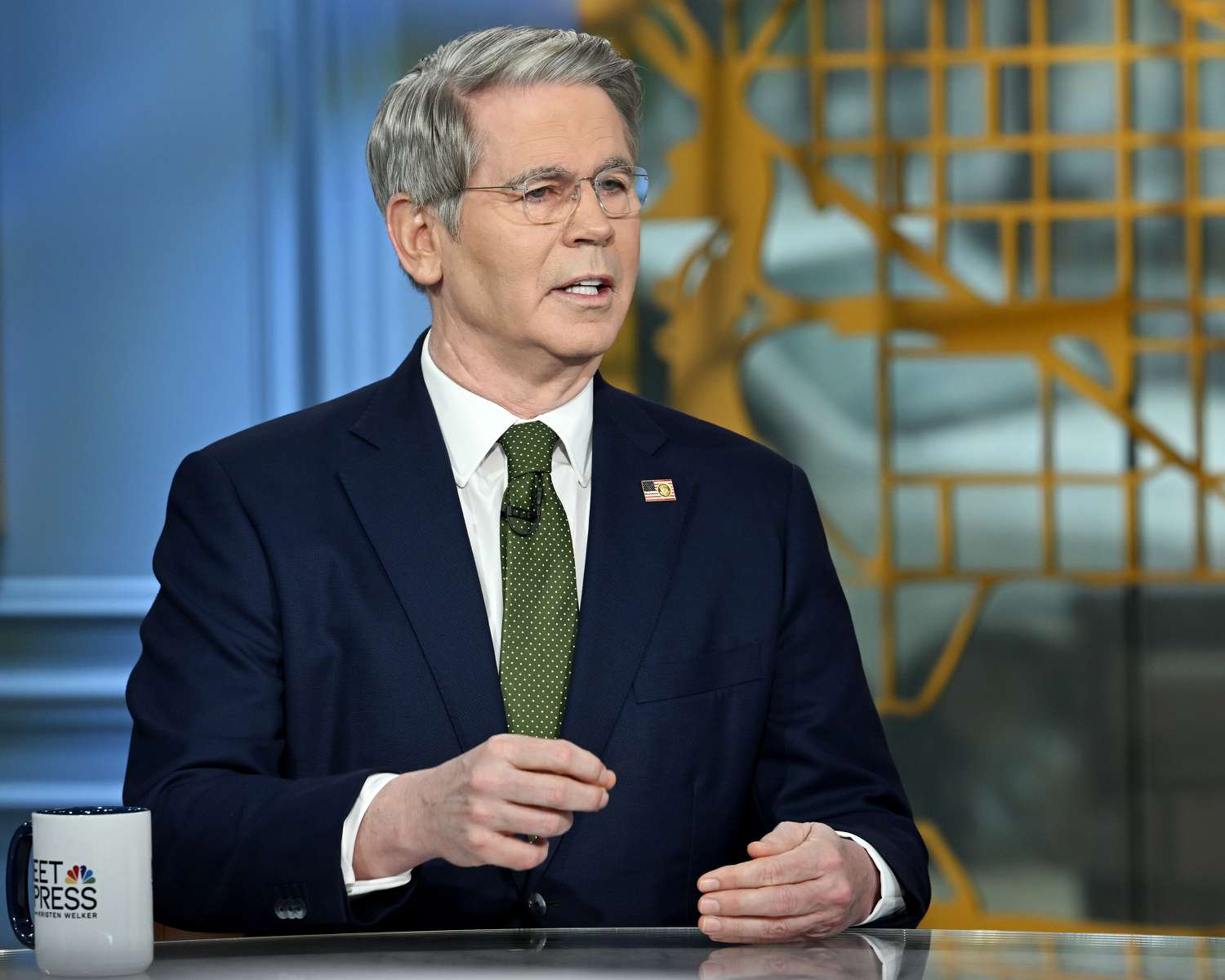Treasury Secretary Scott Bessent speaks on "Meet the Press" on Apr. 6, 2025 