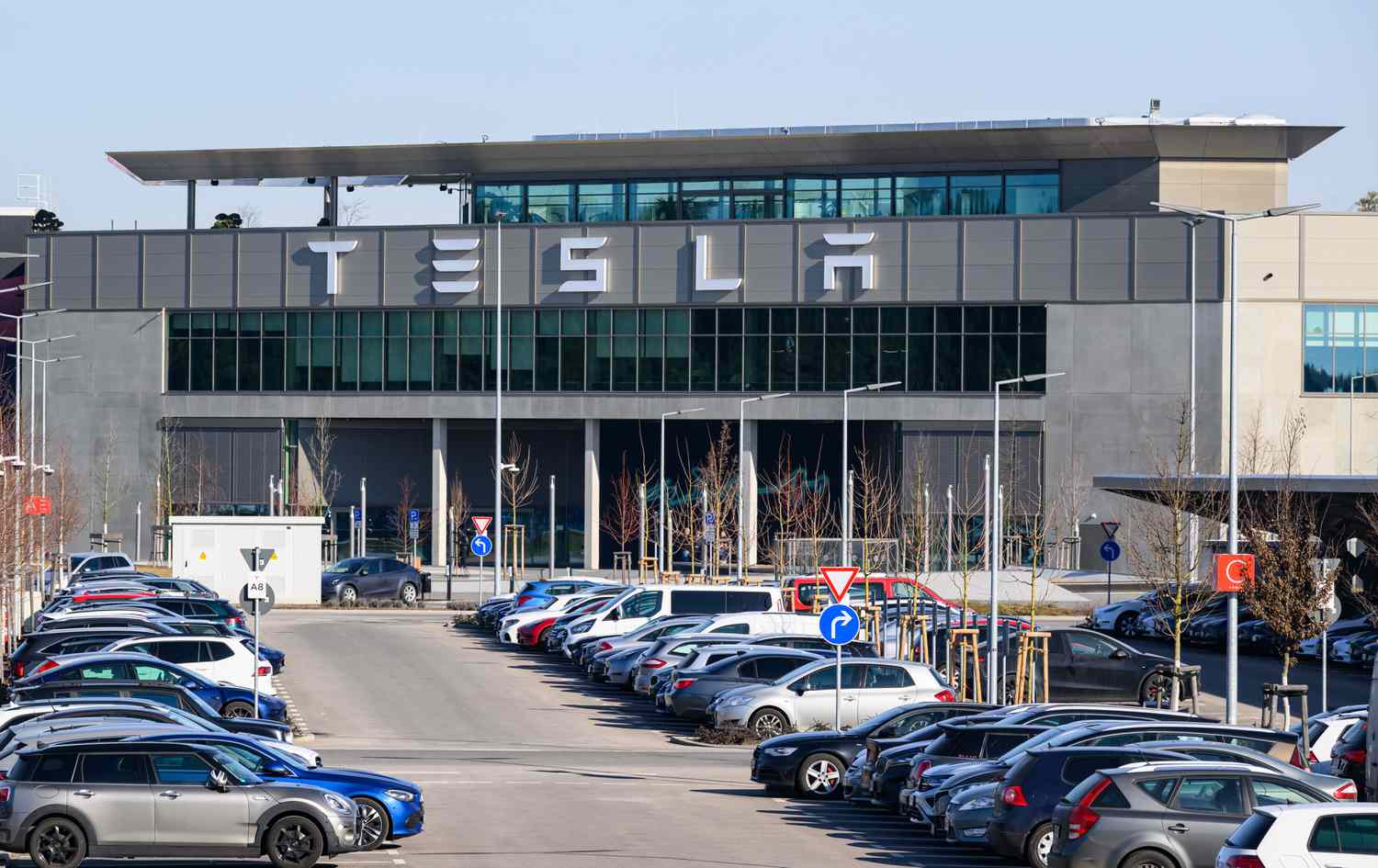 The Tesla Gigafactory Berlin-Brandenburg.