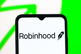 Robinhood Markets, Inc. logo is seen displayed on a smartphone screen