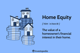 Home Equity: The value of a homeownerâs financial interest in their home.