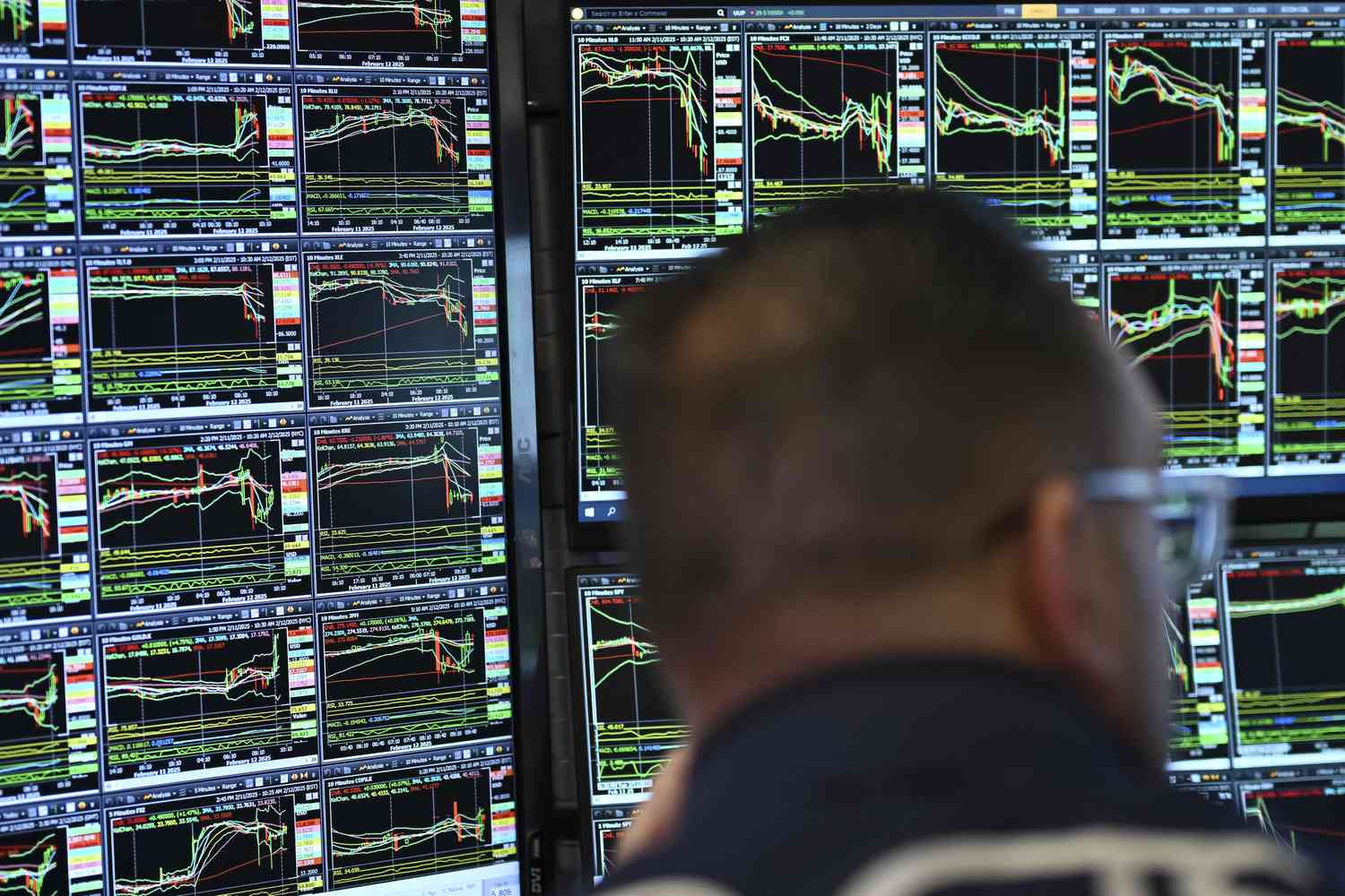 A trader on the New York Stock Exchange on Wednesday. 
