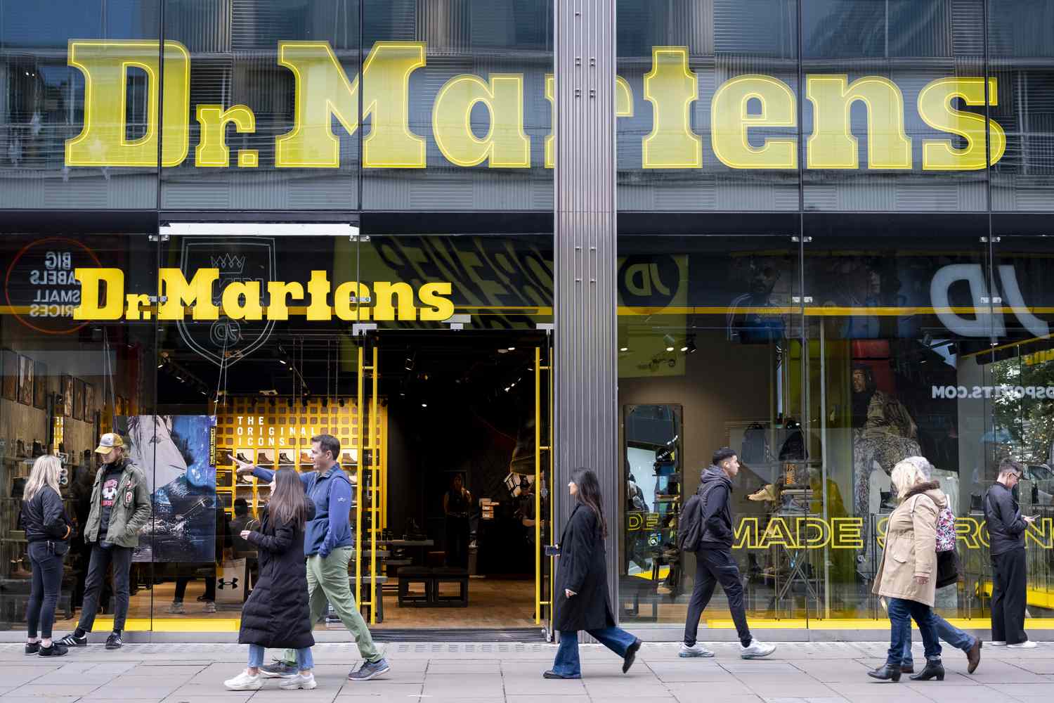 Dr Martens shop in Oxford Street. 