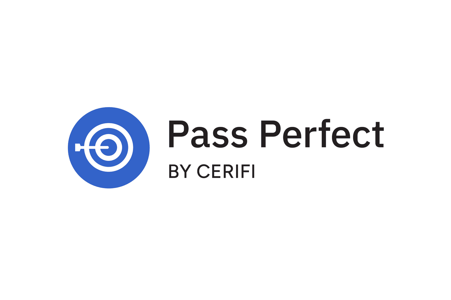 Image shows Pass Perfect's logo against a white background.