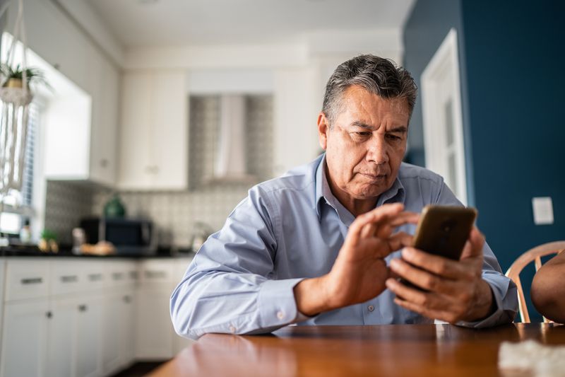 Man trading on the best penny stock trading app