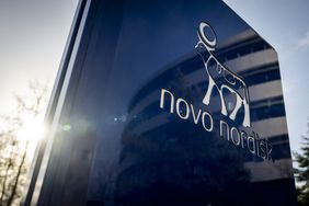 Novo Nordisk signage.
