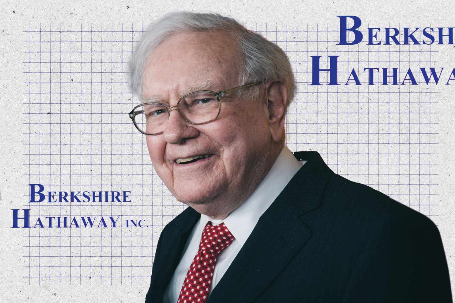 illustration of warrren buffett and berkshire hathaway