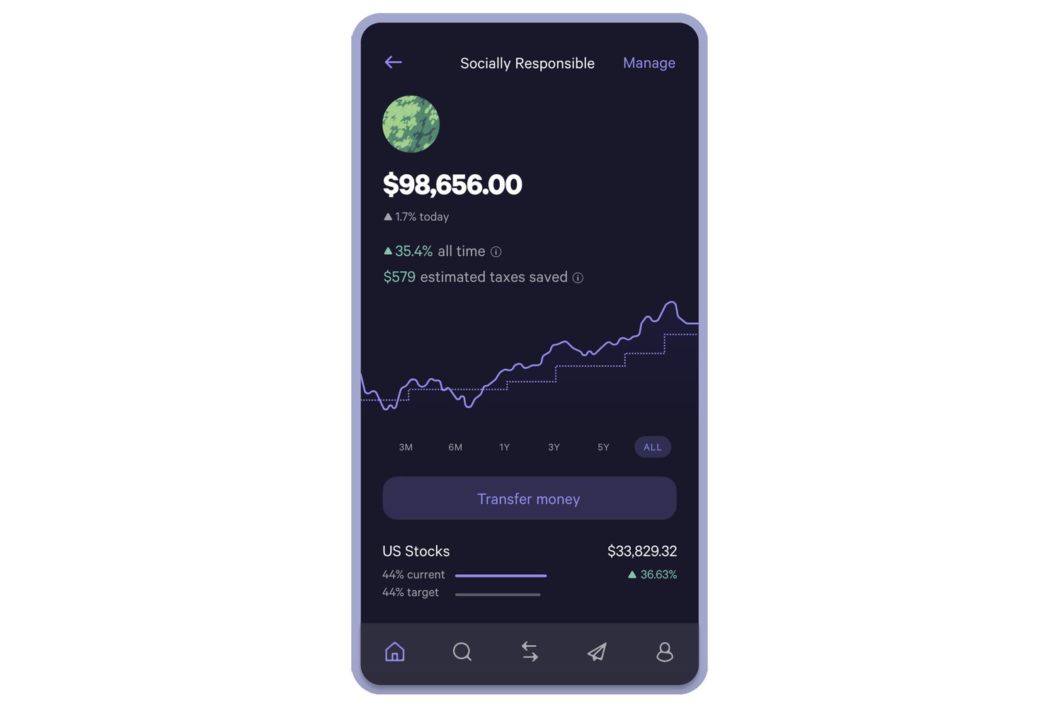 Wealthfront Review Mobile Experience 