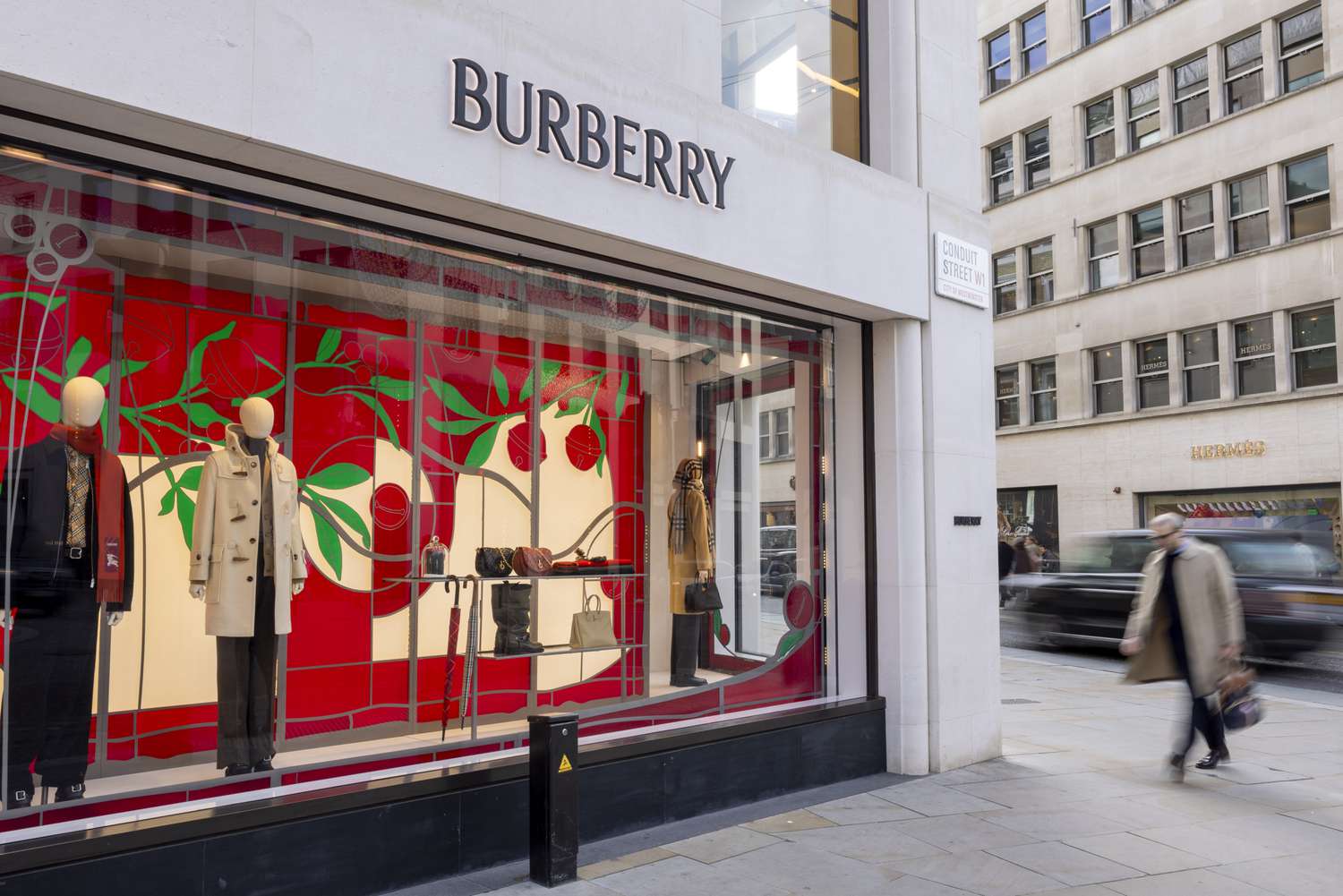 A Burberry Group Plc luxury boutique in London, UK.