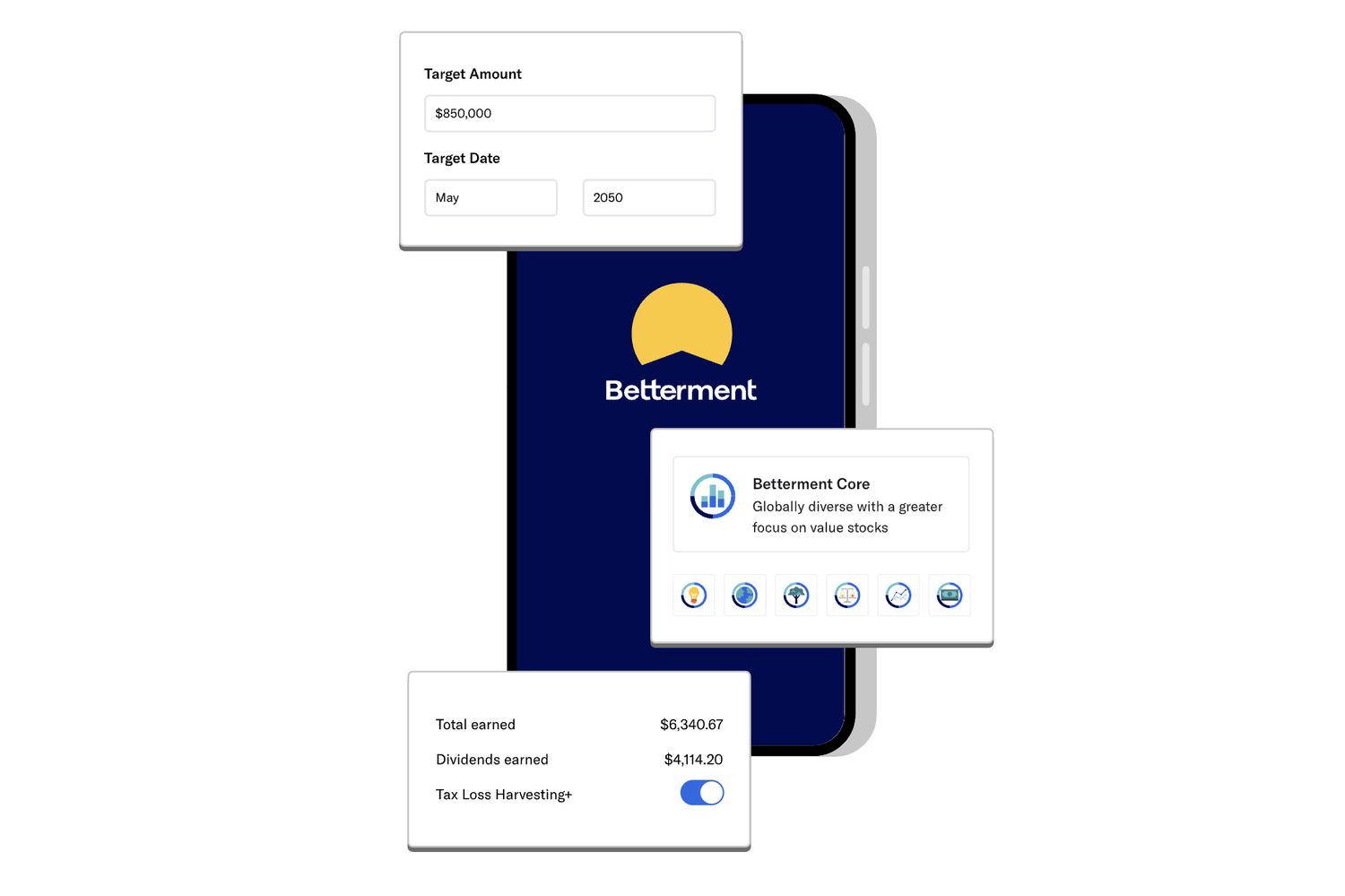 Betterment Review Mobile experience