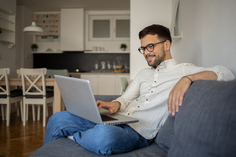 A man setting up his self-directed IRA