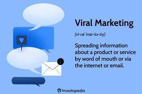 Viral Marketing: Spreading information about a product or service by word of mouth or via the internet or email.