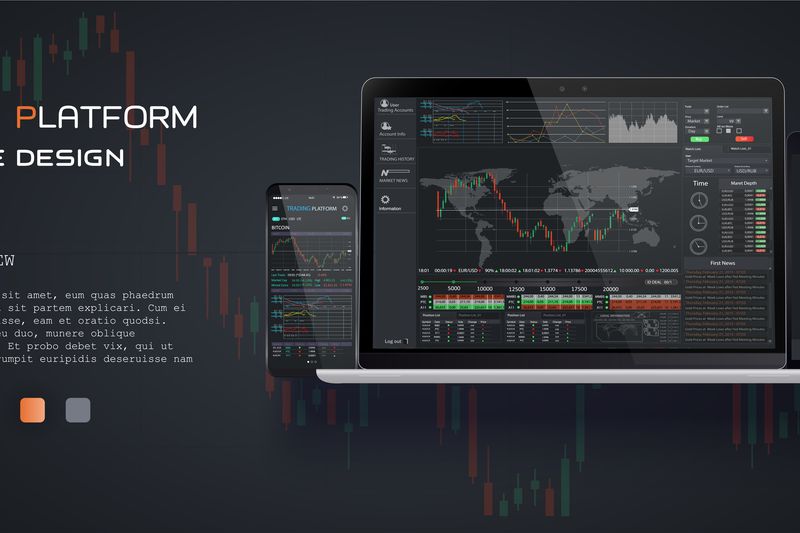 Screenshot of a trading platform UI