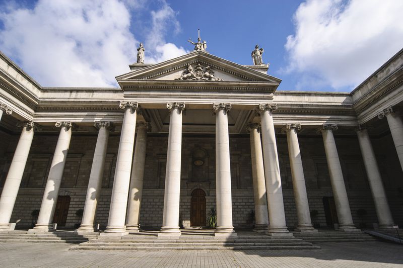 a neoclassical building