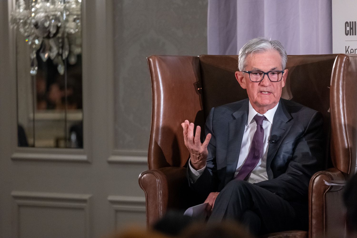Federal Reserve Chair Jerome Powell speaks at the 2025 U.S. Monetary Policy Forum on March 07, 2025 in New York City.