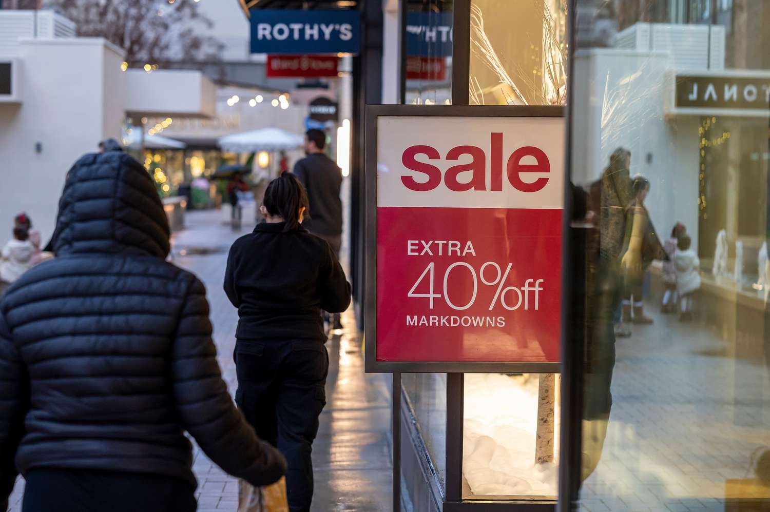 A store advertises that items may be 40% off. 