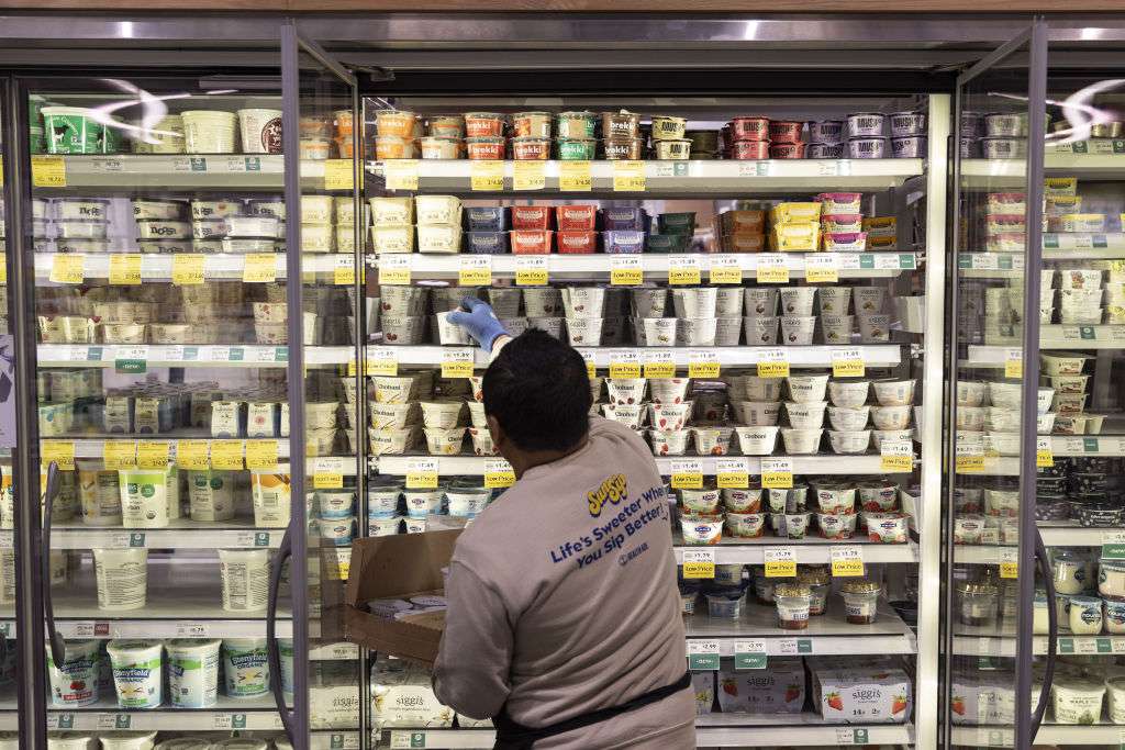 A view of grocery store in Washington DC, United States on February 14, 2024.