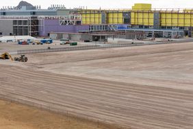 A new section of the Taiwan Semiconductor Manufacturing Company (TSMC) fabrication plant under construction in Phoenix, Arizona, US, on Monday, March 3, 2025. 