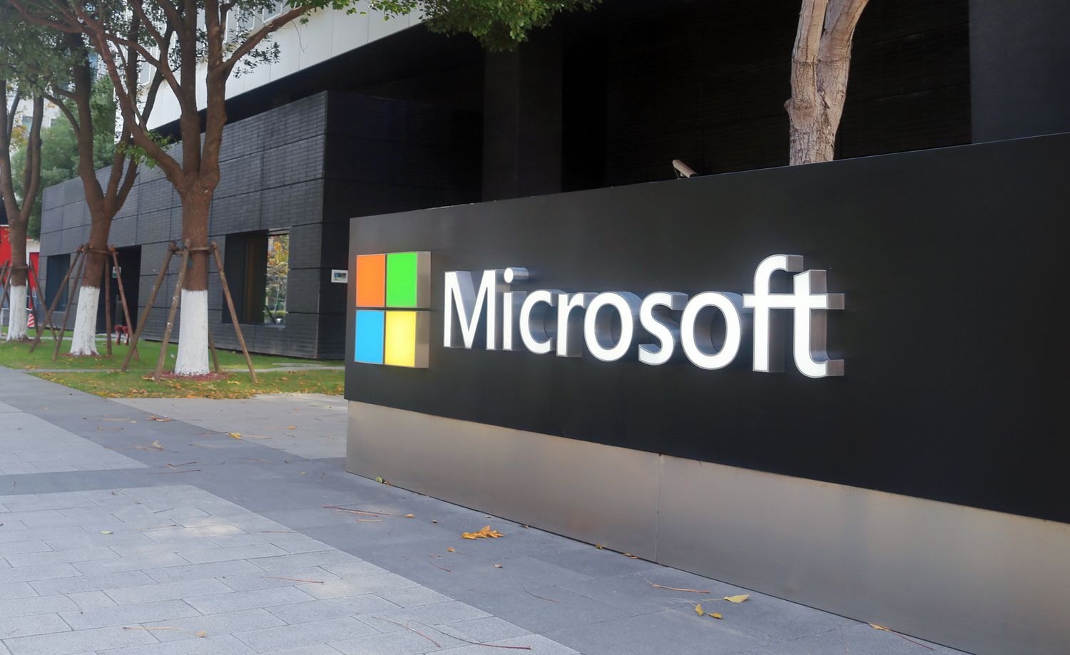 Microsoft sign