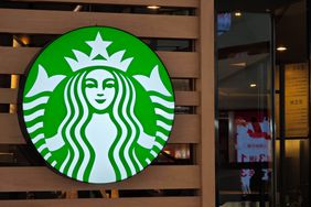 A Starbucks logo in Shanghai, China, on May 27, 2024