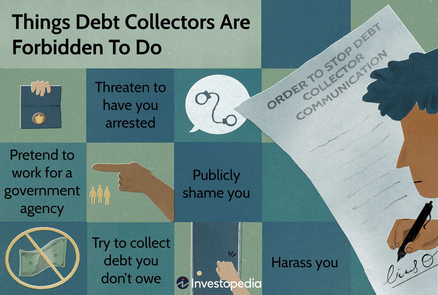 Things Debt Collectors Are Forbidden To Do