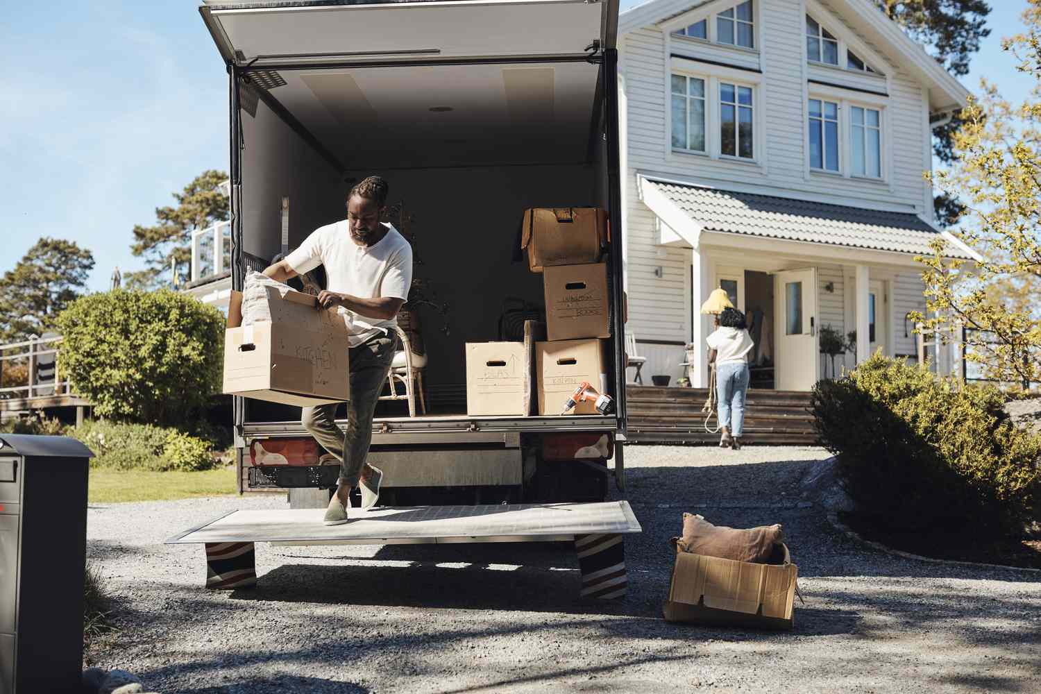 Couple moving into house