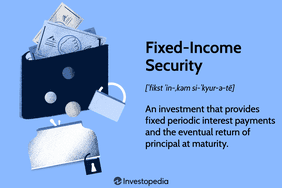Fixed-income Security: An investment that provides fixed periodic interest payments and the eventual return of principal at maturity.