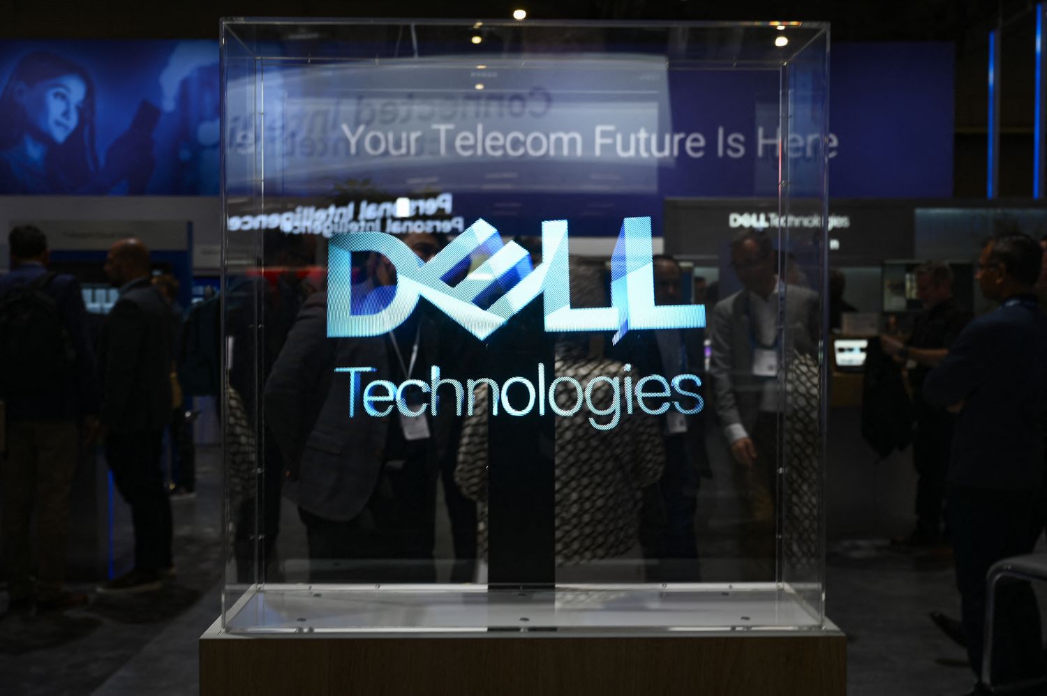 Dell Technologies' stand at Mobile World Congress.