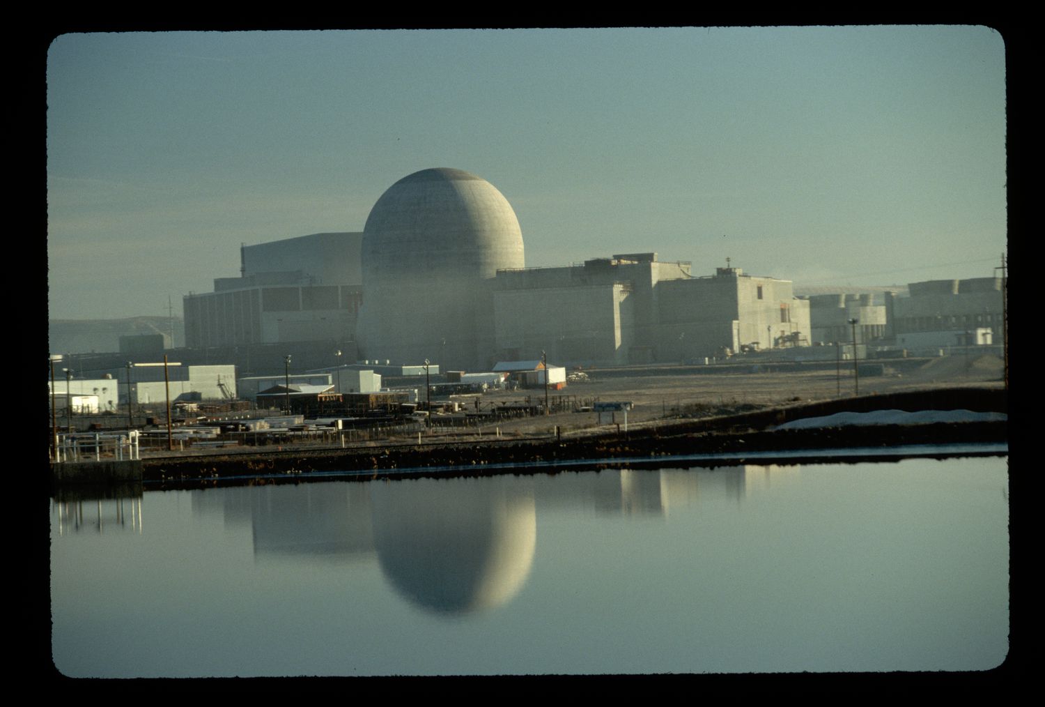 Construction on a nuclear power plant that was halted by the Washington Public Power Supply System.