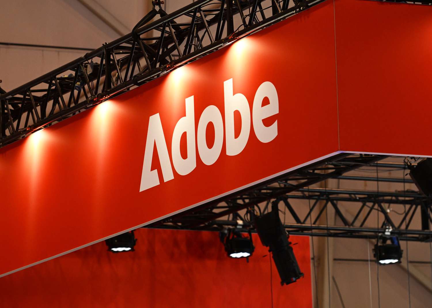 Adobe sign at Web Summit.